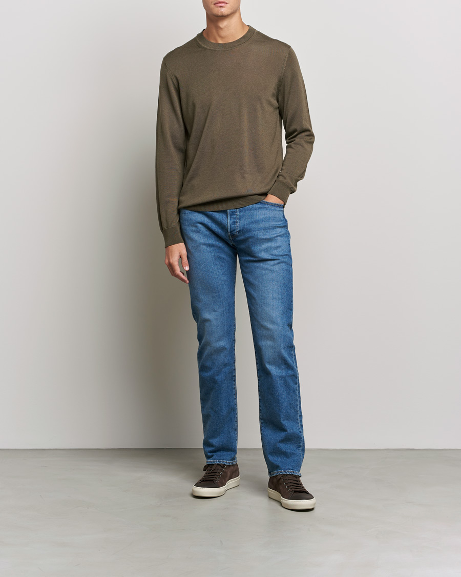 Mies | Puserot | NN07 | Ted Merino Crew Neck Pullover Pyramid