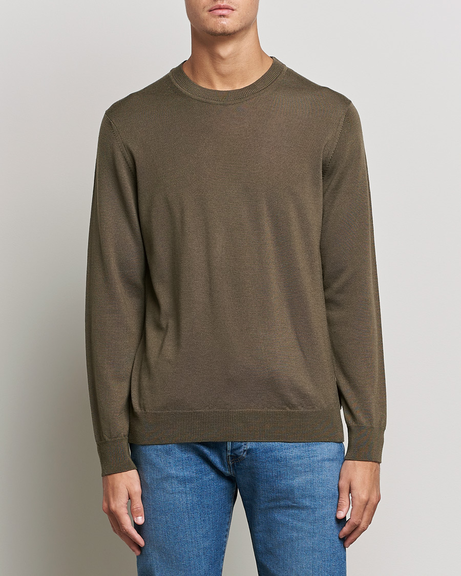 Mies | Puserot | NN07 | Ted Merino Crew Neck Pullover Pyramid