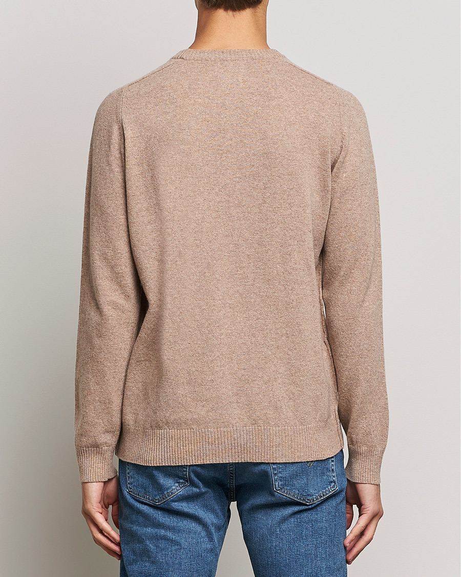 Mies | Puserot | NN07 | Edward Lambswool Crew Neck Pullover Khaki