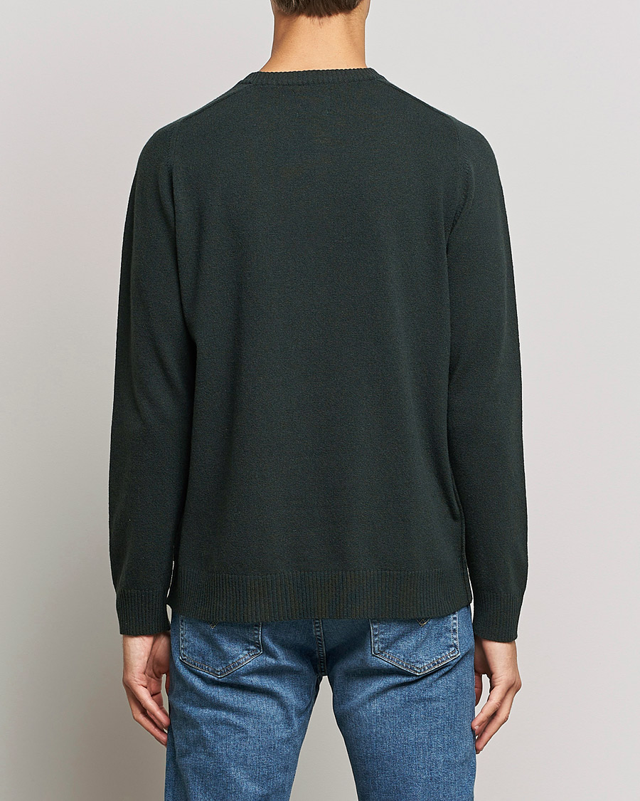 Mies | Puserot | NN07 | Edward Lambswool Crew Neck Pullover Dark Army