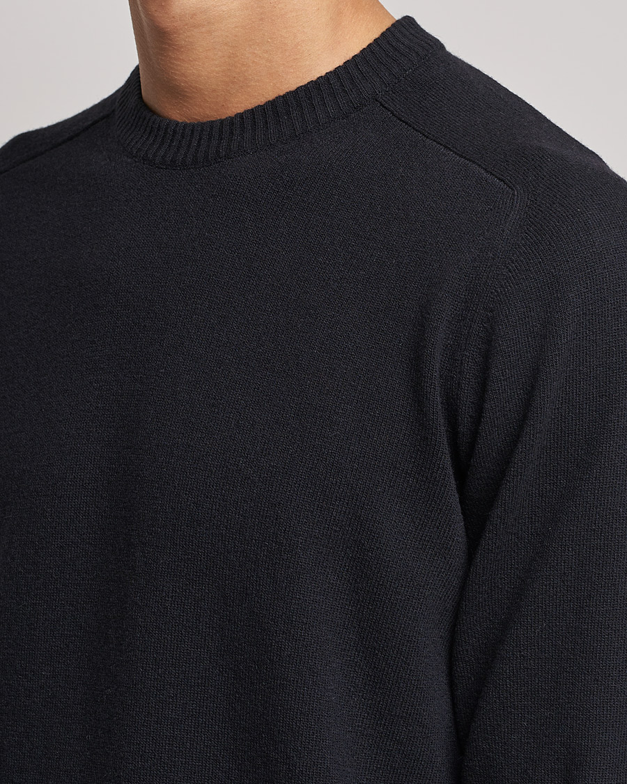 Mies | Puserot | NN07 | Edward Lambswool Crew Neck Pullover Black