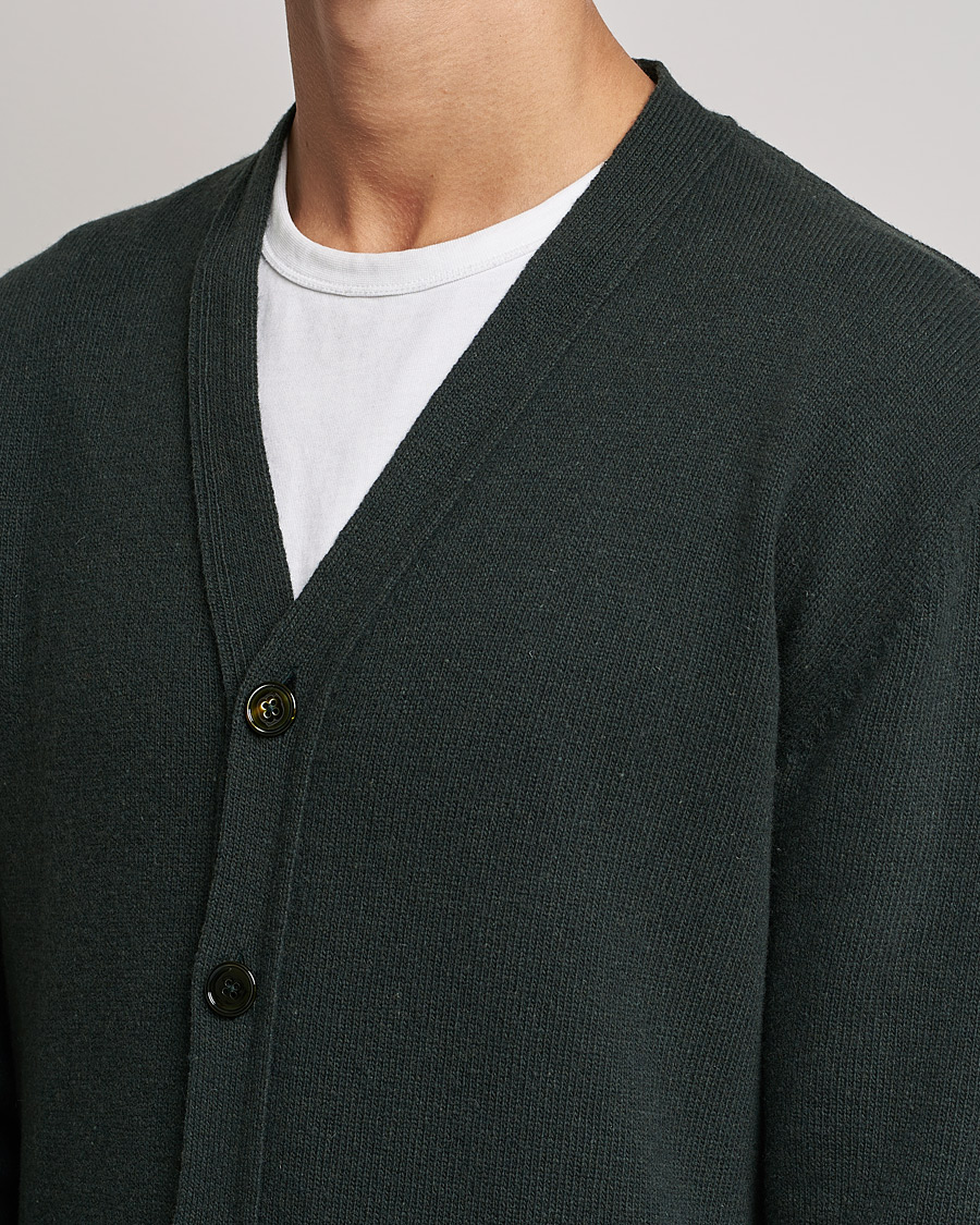 Mies | Puserot | NN07 | Bjorn Lambswool Cardigan Dark Army