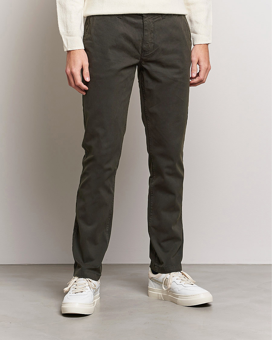 Mies | Housut | NN07 | Marco Slim Fit Stretch Chinos Dark Green