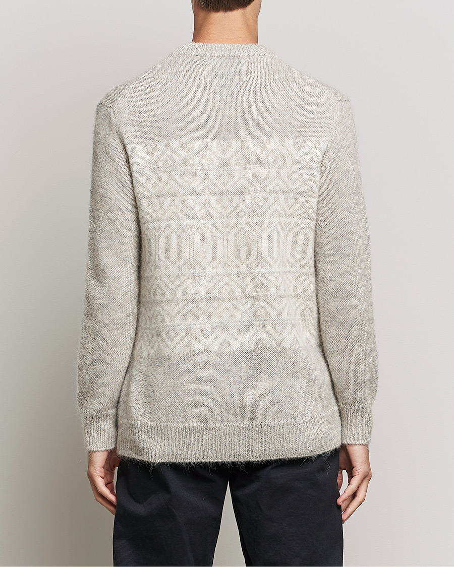 Mies | Puserot | NN07 | Jason Wool Knitted Sweater Grey Melange