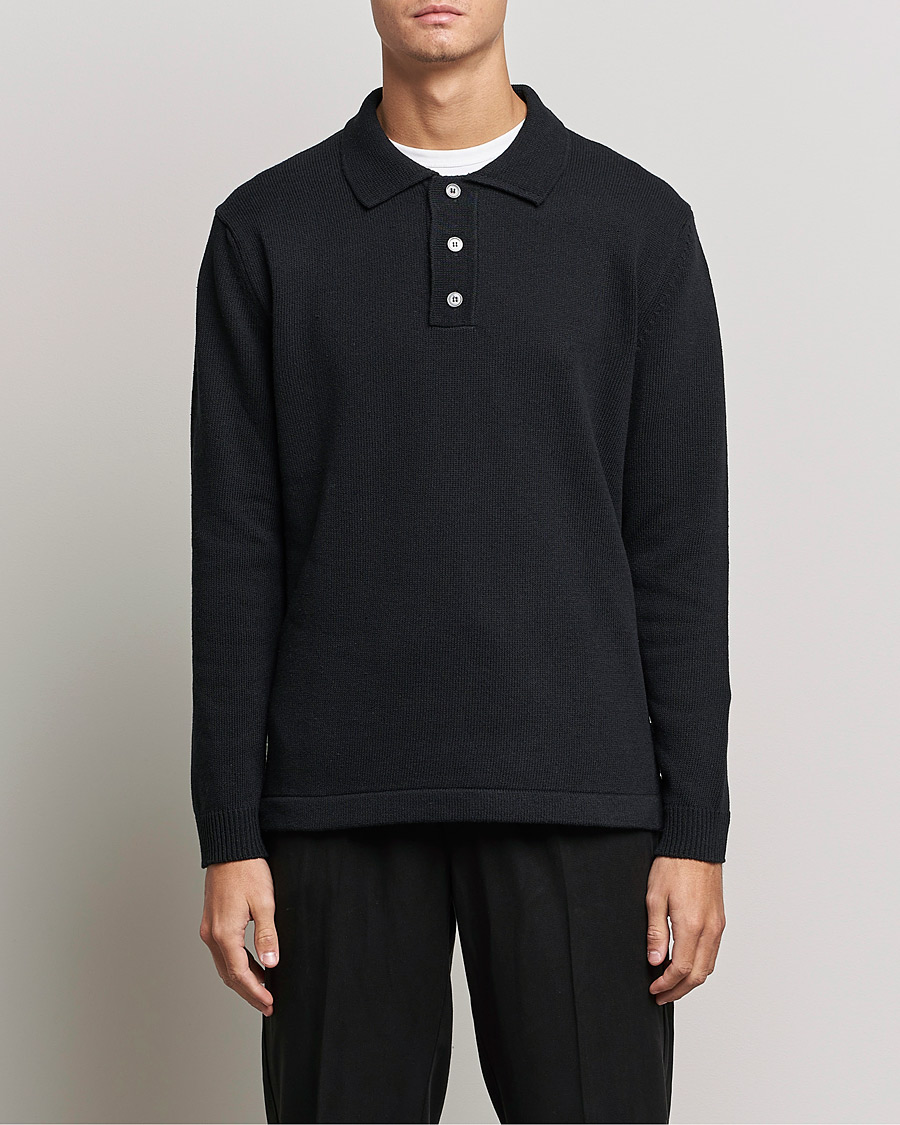 Mies | Puserot | NN07 | Vito Knitted Polo Black