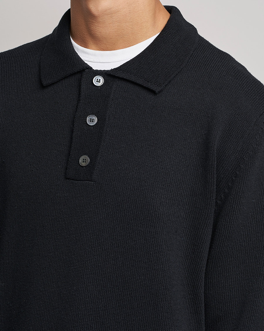Mies | Puserot | NN07 | Vito Knitted Polo Black