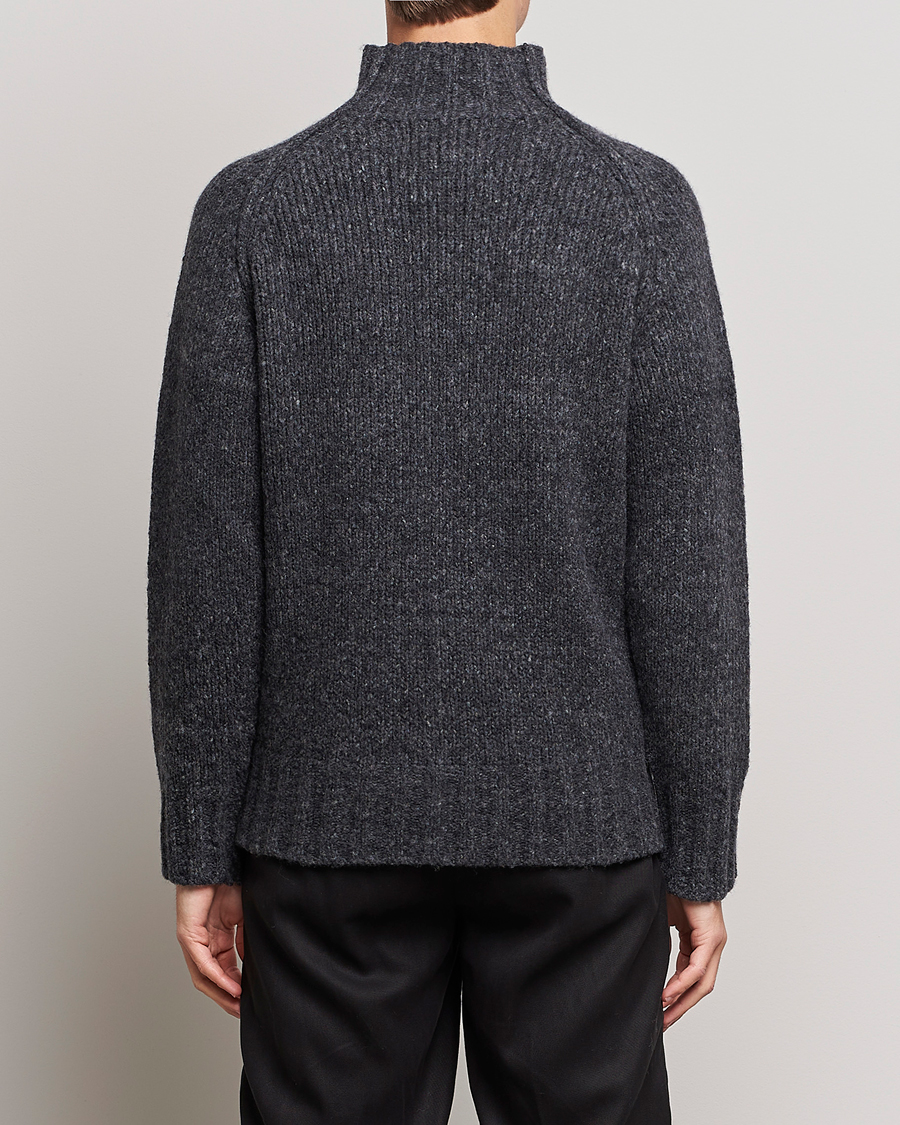 Mies | Puserot | NN07 | William Merino Knitted Polo Concrete