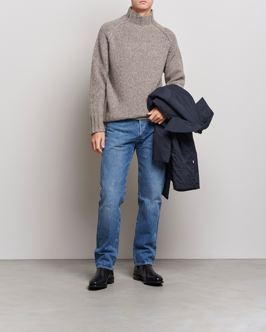 Mies | Vaatteet | NN07 | William Merino Knitted Polo Grey