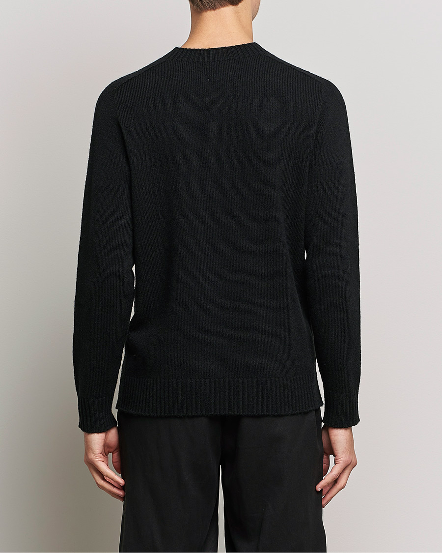 Mies | Puserot | NN07 | Nathan Brushed Wool Knitted Sweater Black