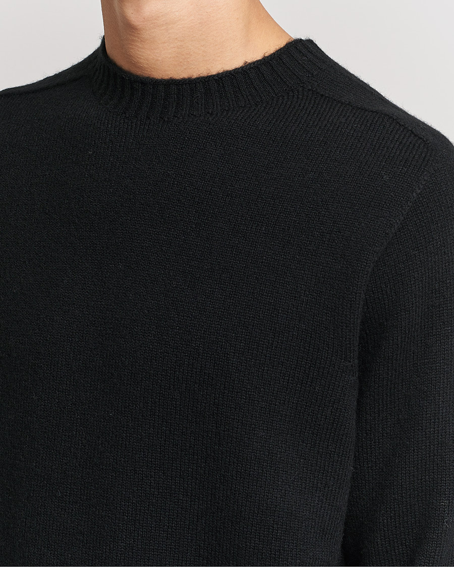 Mies | Puserot | NN07 | Nathan Brushed Wool Knitted Sweater Black