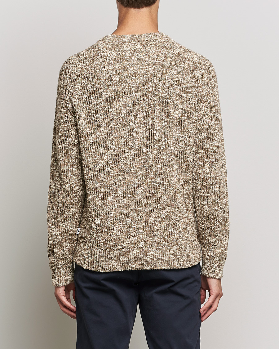 Mies | Puserot | NN07 | Jesse Cotton Knitted Sweater Pyramid Melange