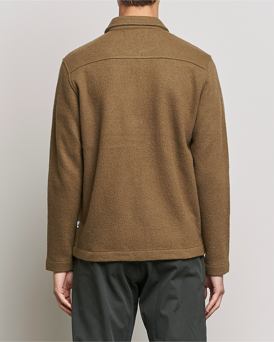 Mies | Puserot | NN07 | Ivan Boiled Wool Full Zip Pyramid
