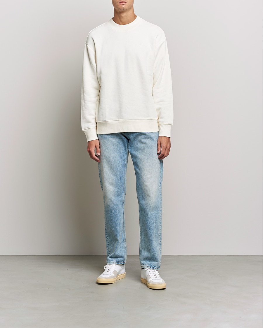 Mies | Puserot | NN07 | Briggs Mock Neck Sweater Ecru