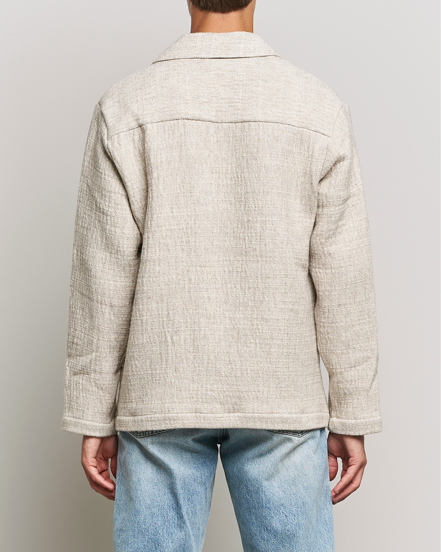 Mies | Kauluspaidat | NN07 | Ibrahim Structured Overshirt Off White