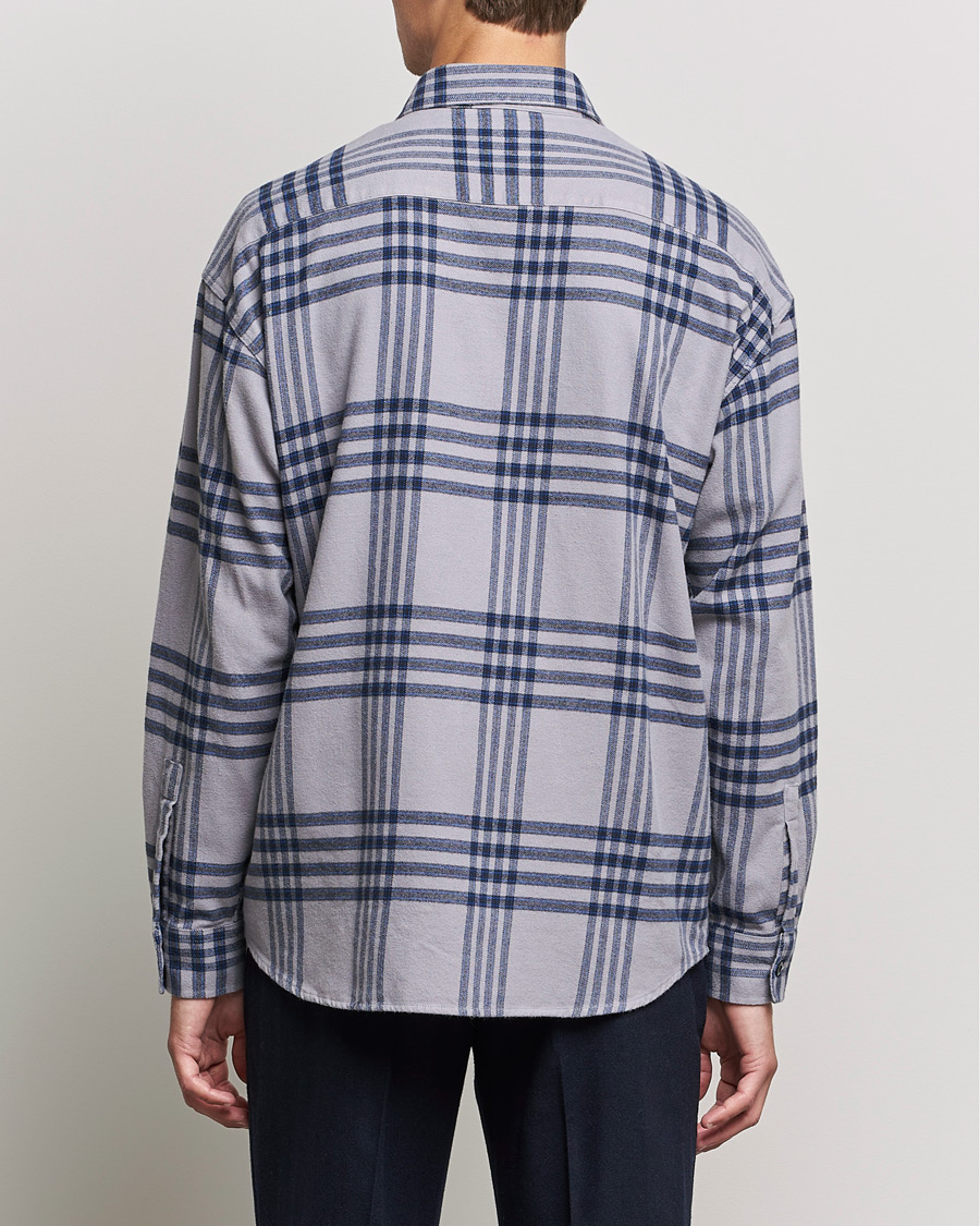 Mies | Kauluspaidat | NN07 | Deon Checked Shirt Grey/Blue