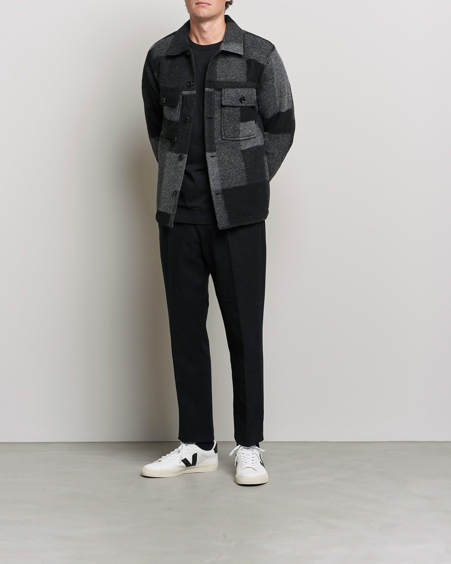 Mies | Takit | NN07 | Wilas Checked Flight Jacket Black