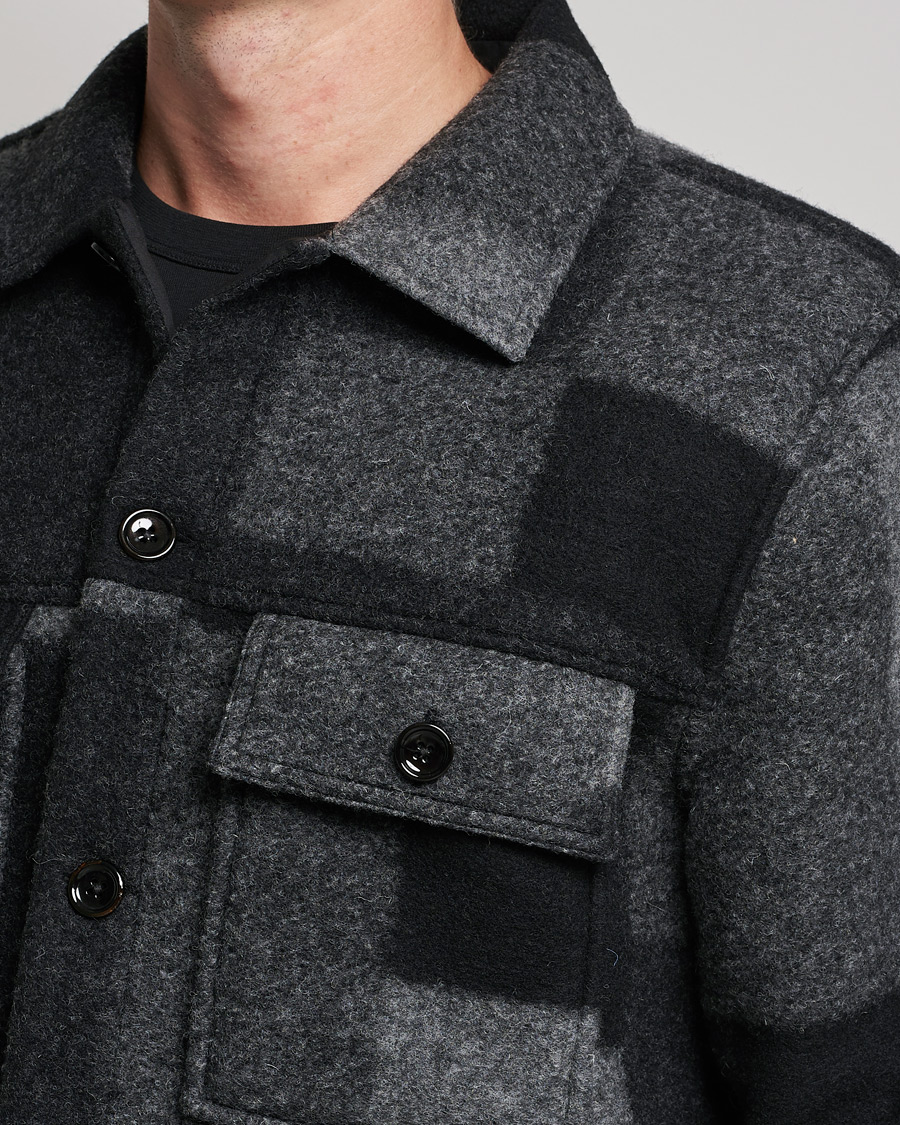 Mies | Takit | NN07 | Wilas Checked Flight Jacket Black