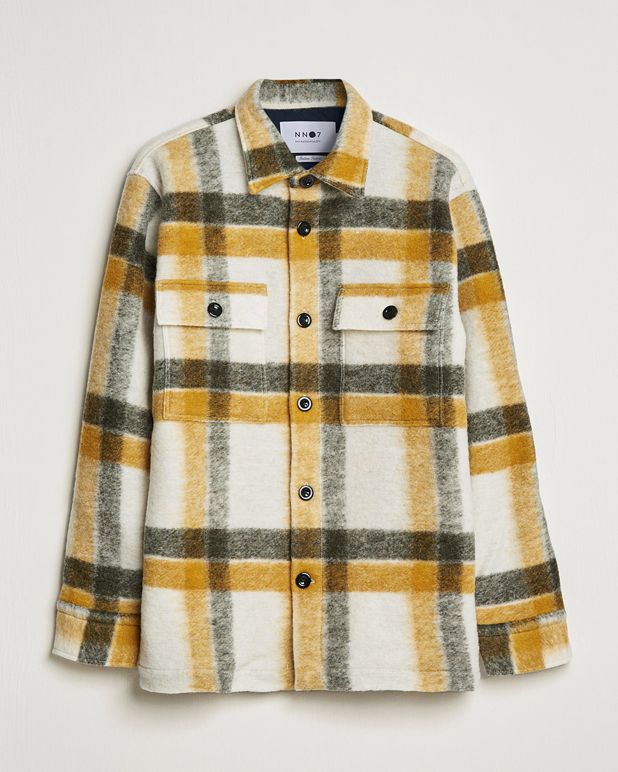 Mies | Takit | NN07 | Soren Checked Jacket Yellow Multi
