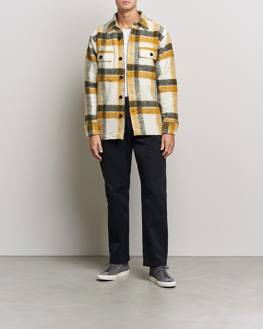 Mies | Takit | NN07 | Soren Checked Jacket Yellow Multi