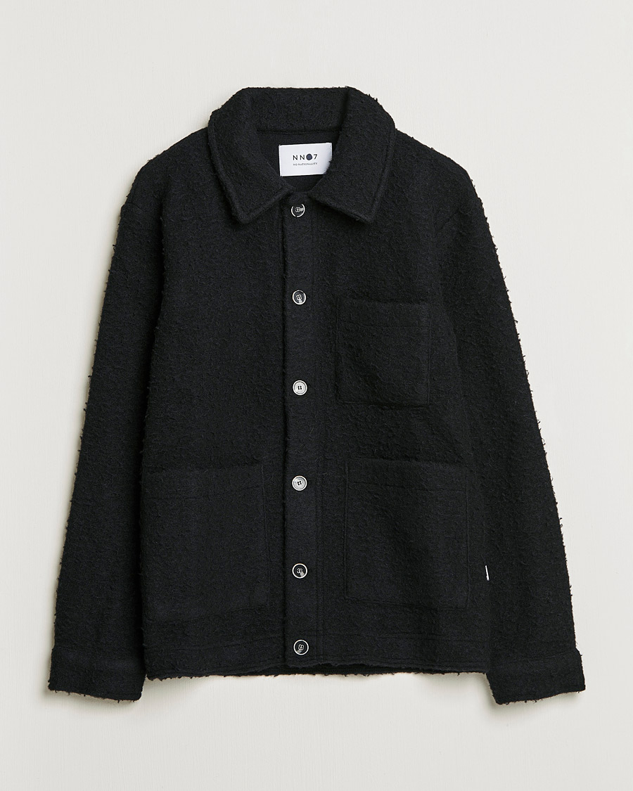 Mies | Puserot | NN07 | Olav Fleece Jacket Black