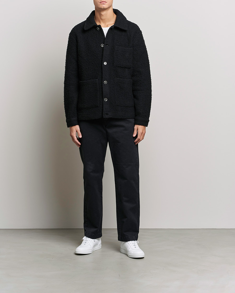 Mies | Puserot | NN07 | Olav Fleece Jacket Black