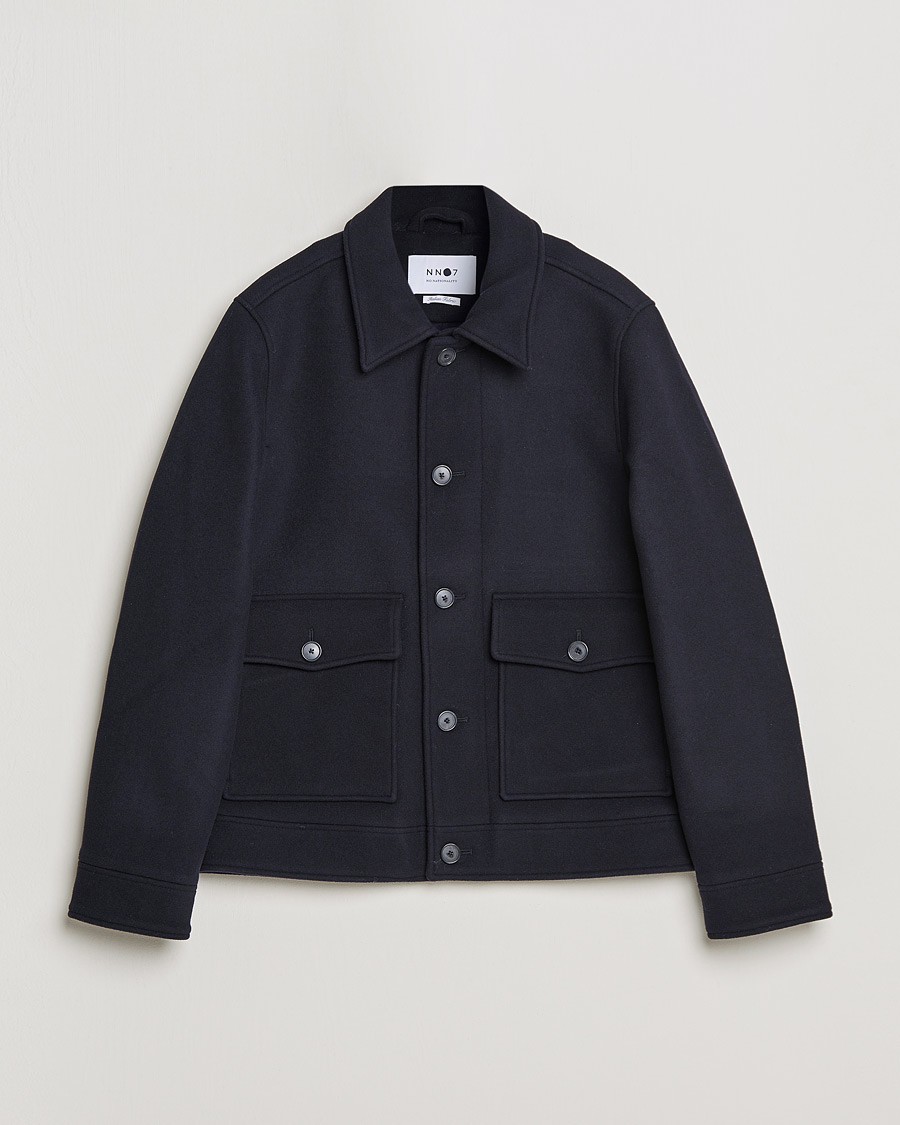 Mies | Takit | NN07 | Julius Wool Flight Jacket Navy