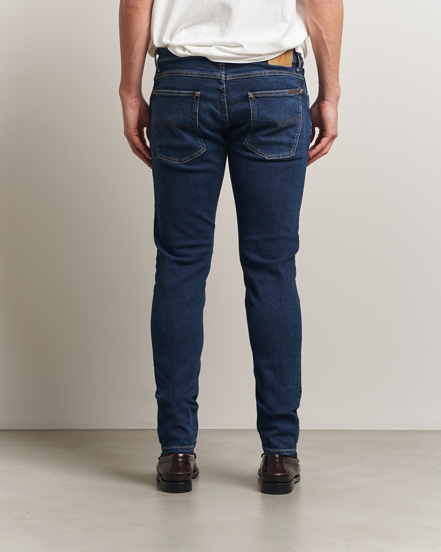 Mies | Farkut | Nudie Jeans | Tight Terry Jeans Dark Steel