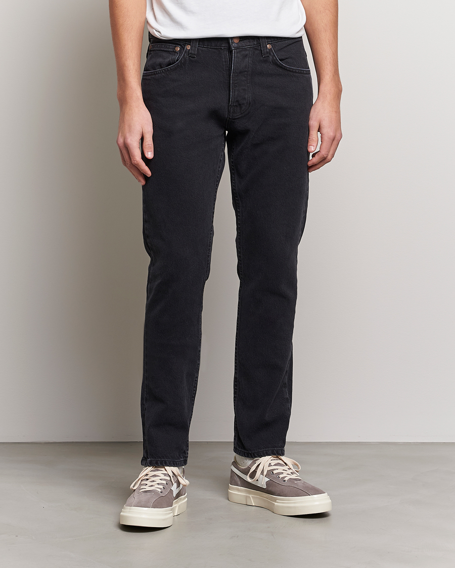 Mies |  | Nudie Jeans | Grim Tim Organic Jeans Almost Black