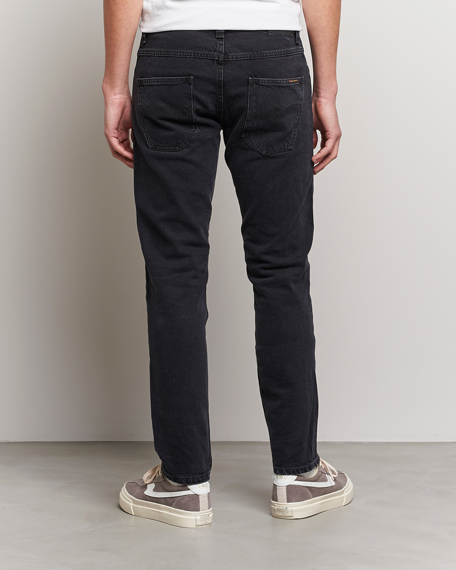 Mies | Farkut | Nudie Jeans | Grim Tim Organic Jeans Almost Black