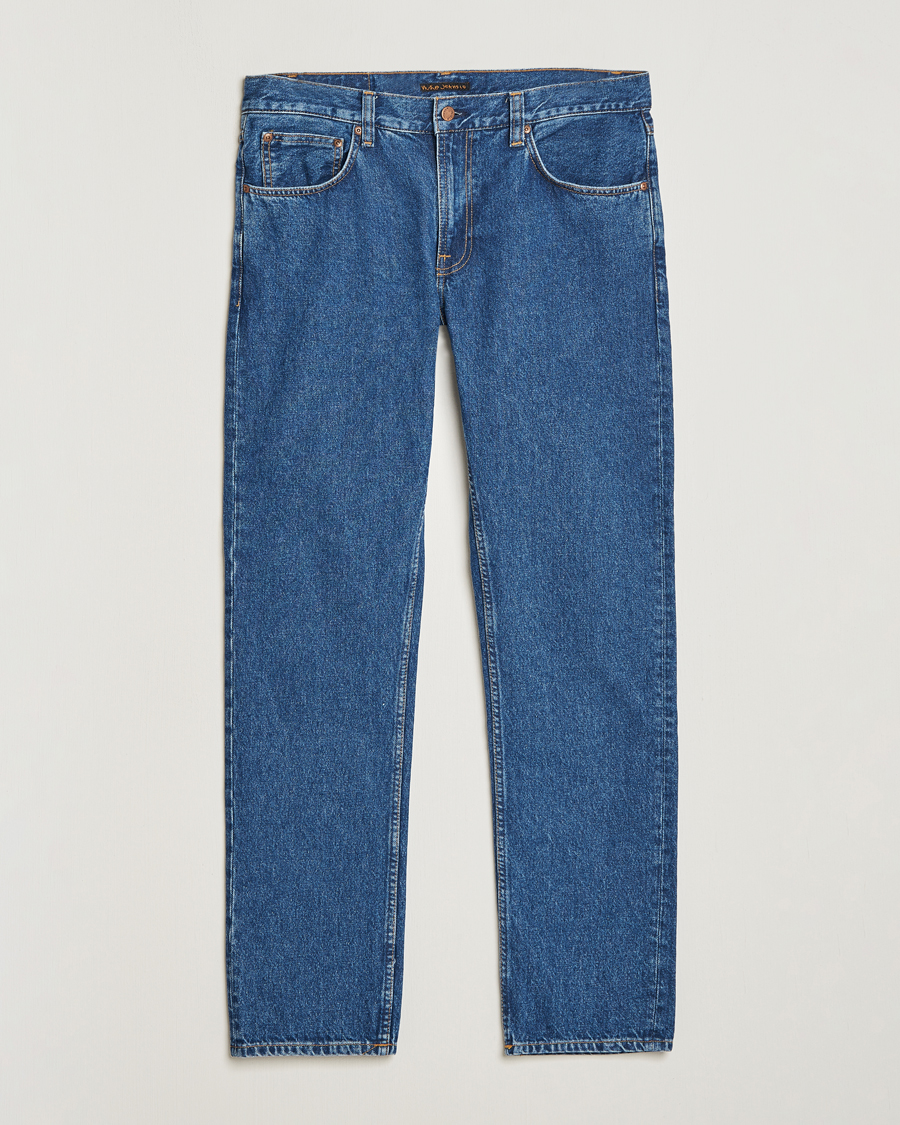 Mies | Siniset farkut | Nudie Jeans | Gritty Jackson Organic Jeans 90's Stone Blue