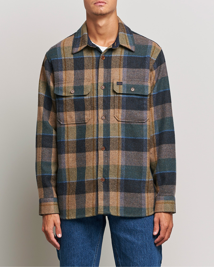 Mies |  | Nudie Jeans | Robban Wool Checked Overshirt Multi