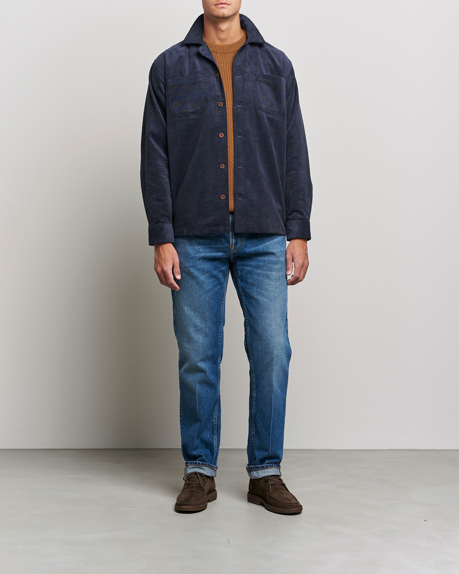 Mies | Contemporary Creators | Nudie Jeans | Vincent Corduroy Overshirt Navy