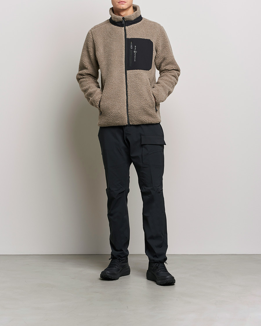 Mies | Puserot | Sail Racing | Bowman Pile Zip Jacket Sand