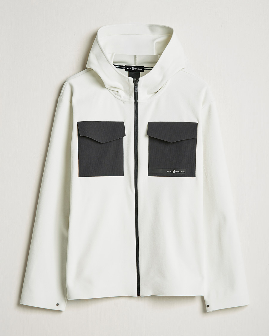 Mies | Puserot | Sail Racing | Race Edition Tech Hood Storm White