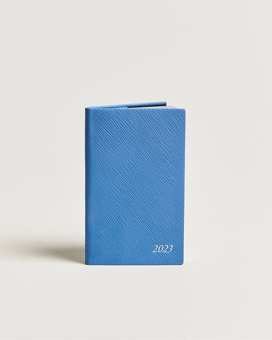 Mies | Smythson Panama Crossgrain Diaries 2023 Nile Blue | Smythson | Panama Crossgrain Diaries 2023 Nile Blue