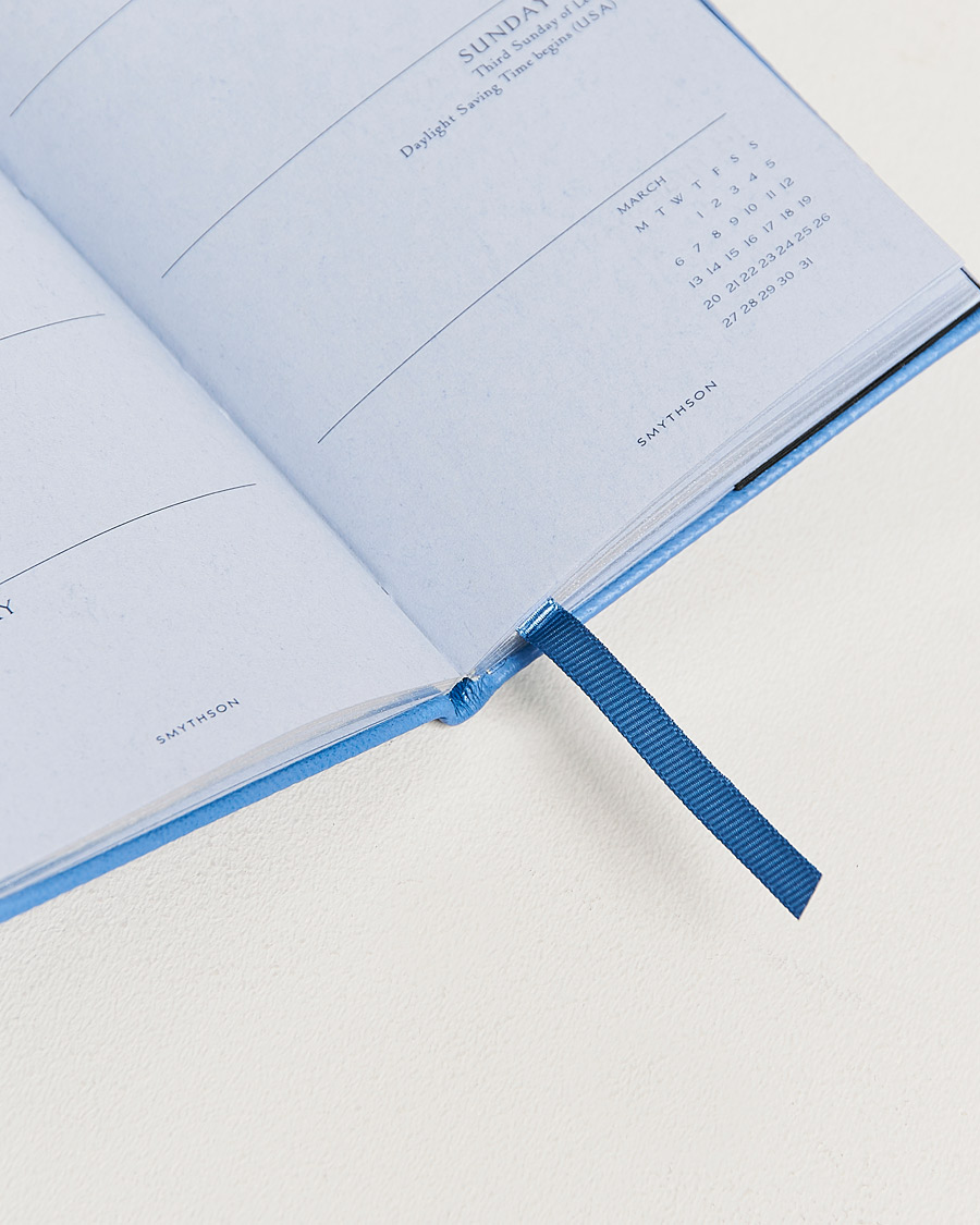Mies | Smythson Panama Crossgrain Diaries 2023 Nile Blue | Smythson | Panama Crossgrain Diaries 2023 Nile Blue