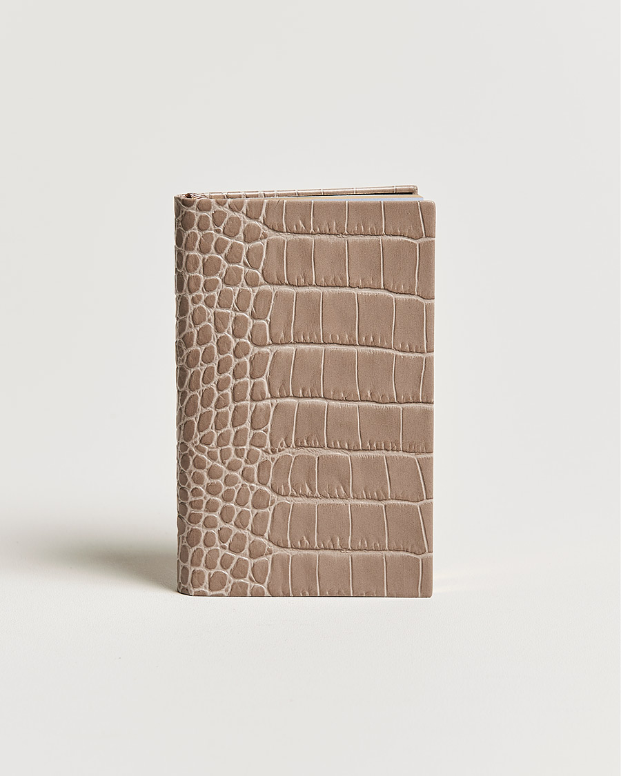 Miehet |  | Smythson | Mara Leather Notebook Taupe