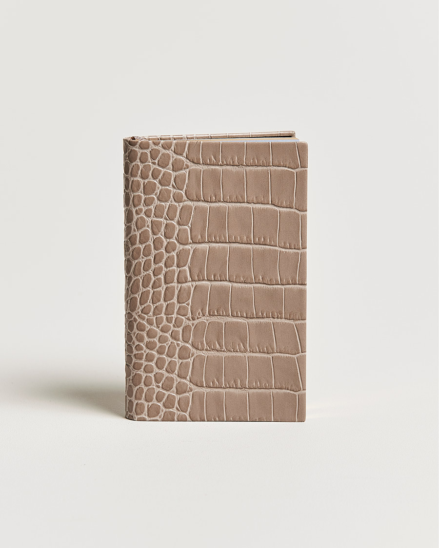 Mies | Smythson Mara Leather Notebook Taupe | Smythson | Mara Leather Notebook Taupe
