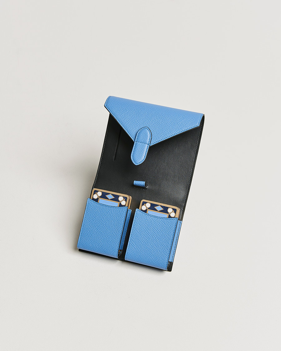 Mies |  | Smythson | Double Playing Case Nile Blue
