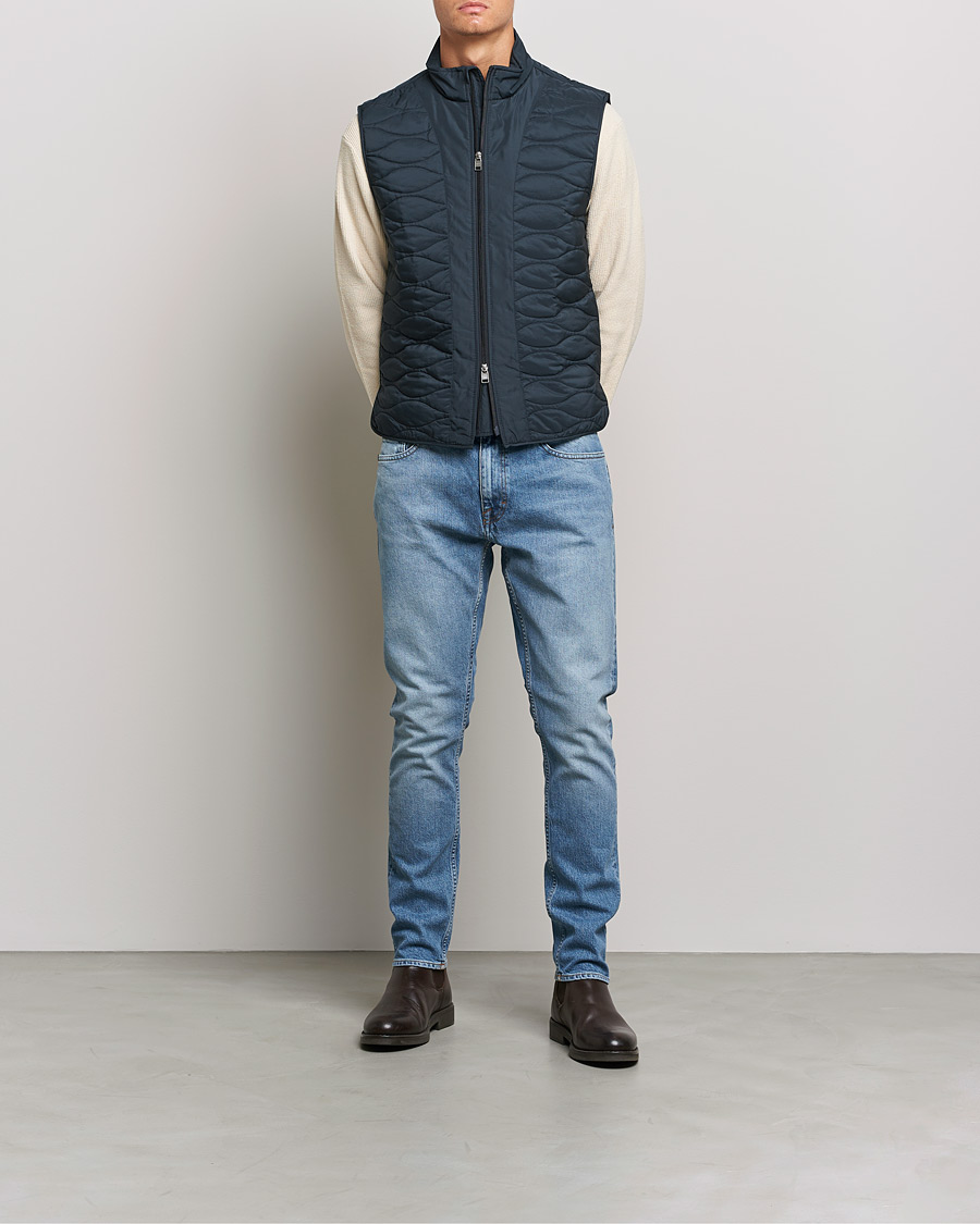 Mies | Tapered fit | Tiger of Sweden | Pistolero Stretch Cotton Jeans Medium Blue