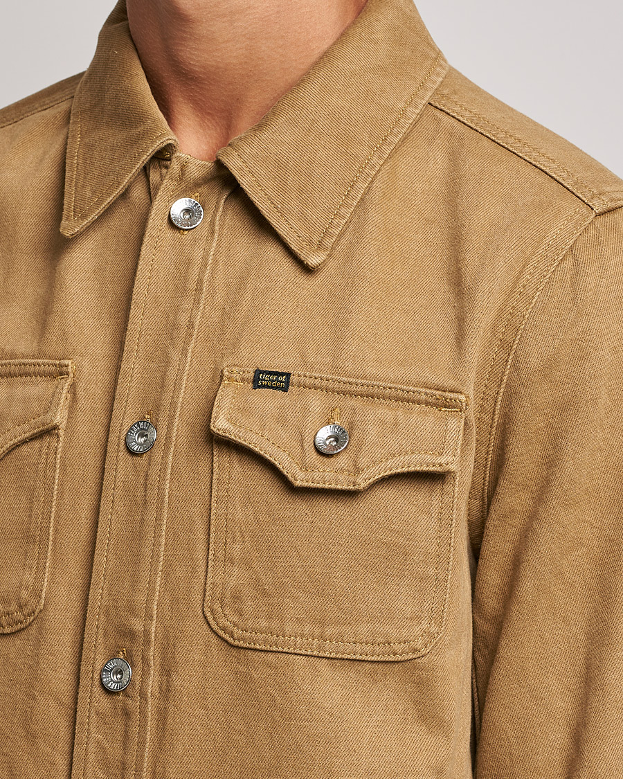 Mies | Takit | Tiger of Sweden | Get Denim Jacket Light Camel
