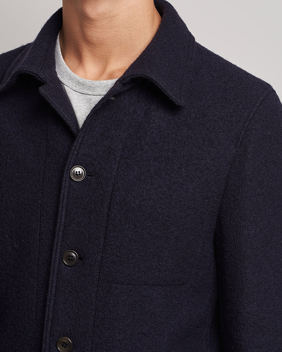 Mies | Pikkutakit | Tiger of Sweden | Gio Knitted Wool Blazer Light Ink