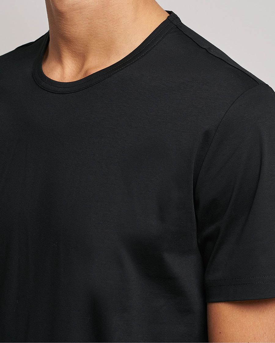 Mies | T-paidat | Tiger of Sweden | Olaf Mercerized Cotton Tee Black