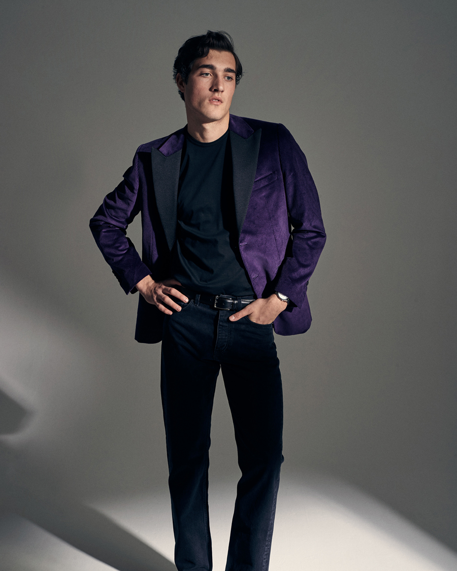 Mies | T-paidat | Tiger of Sweden | Olaf Mercerized Cotton Tee Light Ink