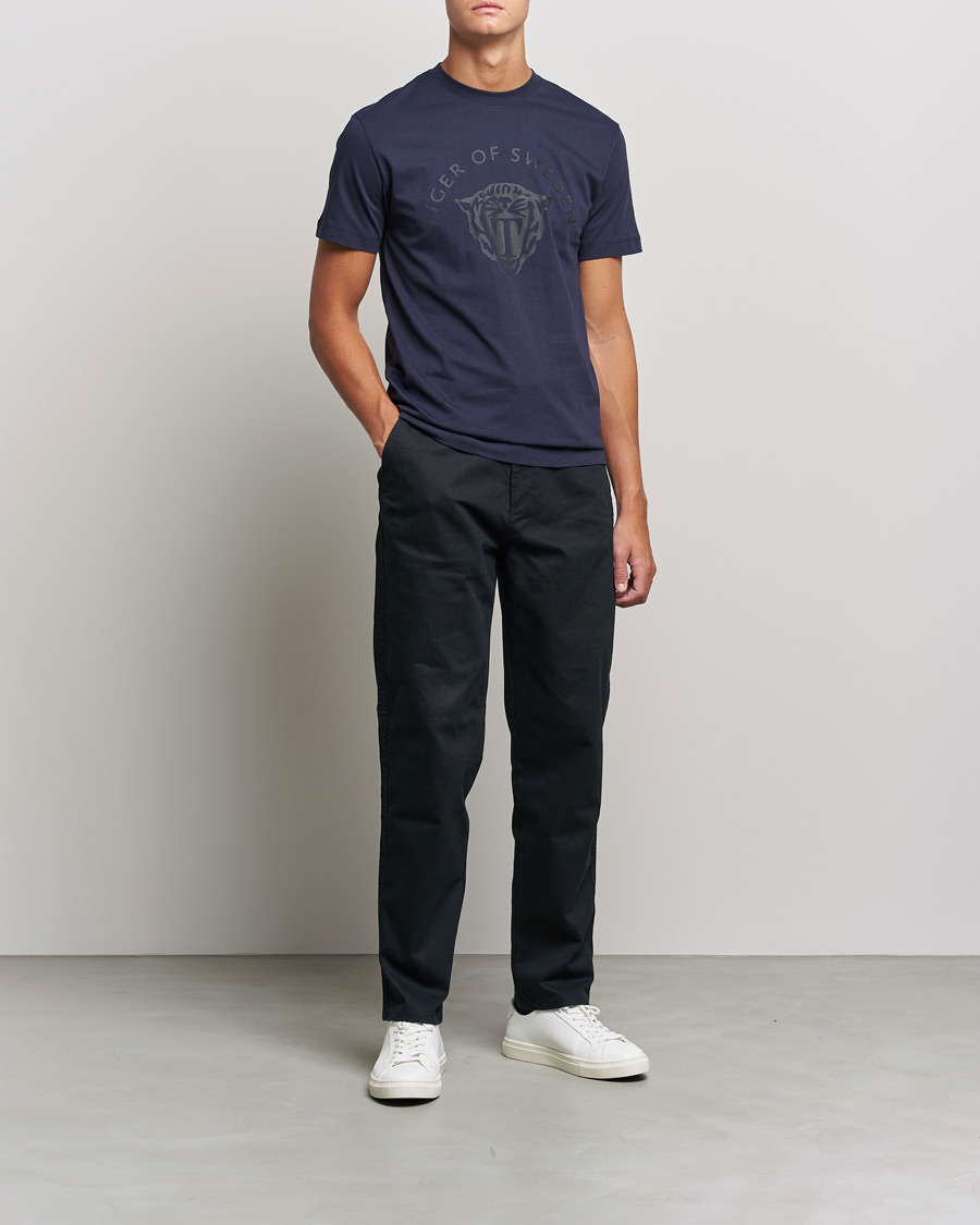 Mies | T-paidat | Tiger of Sweden | Dillan Cotton Tee Light Ink