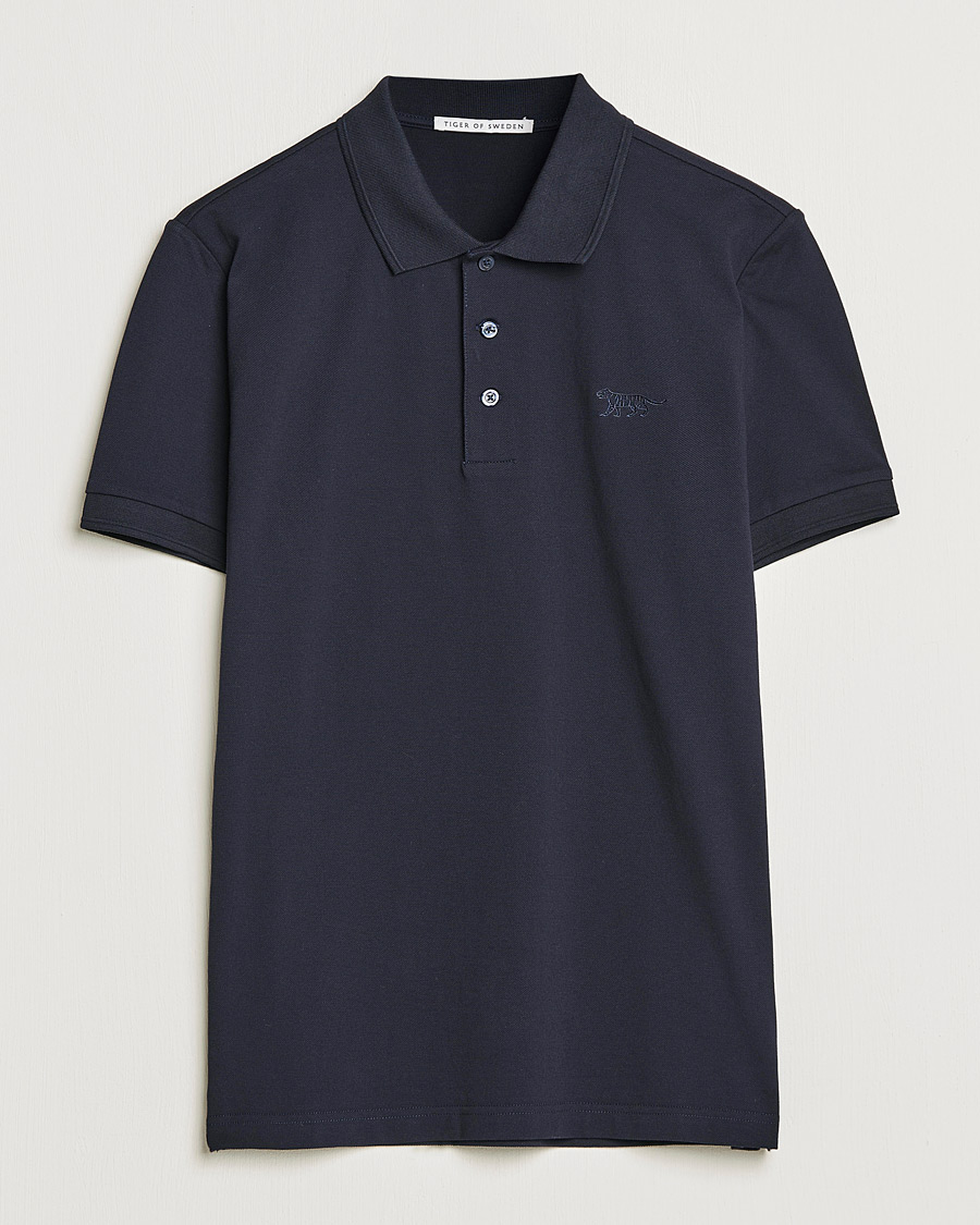 Mies | Puserot | Tiger of Sweden | Darios Long Sleeve Piqué Light Ink