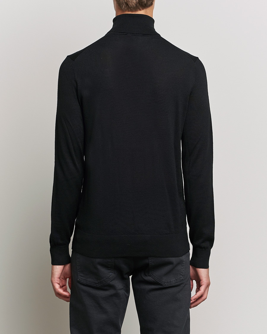 Mies | Puserot | Tiger of Sweden | Neville Extra Fine Merino Polo Black