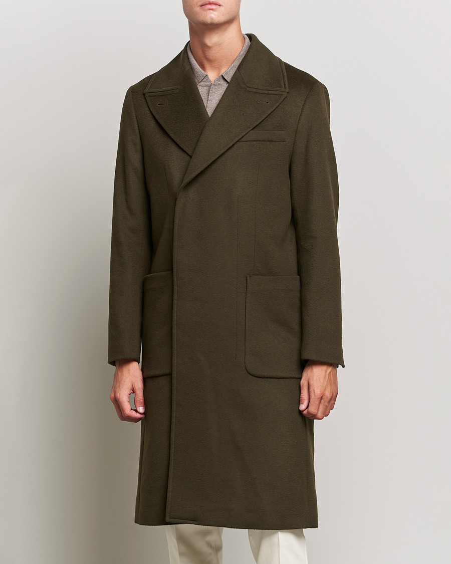 Mies |  | Tiger of Sweden | Jeean Wool Coat Dark Brown