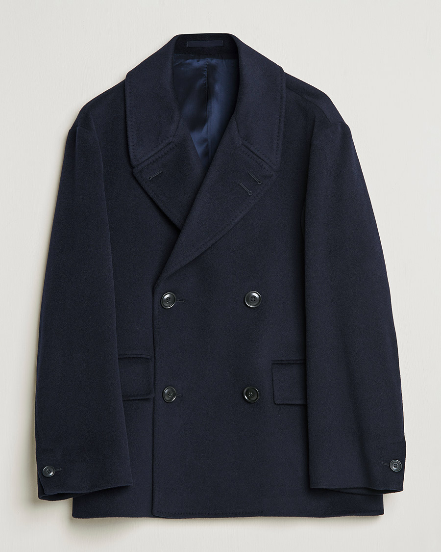 Mies | Takit | Tiger of Sweden | Eerik Wool Peacoat Light Ink