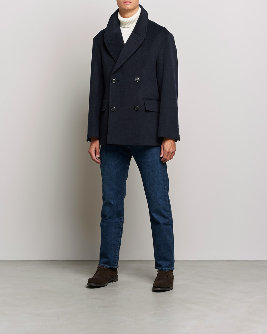Mies | Takit | Tiger of Sweden | Eerik Wool Peacoat Light Ink